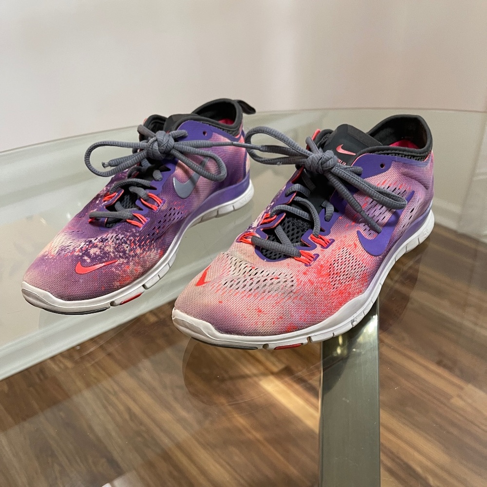 Nike Running Shoes, Size 8.5, Purple and Pink, Super Lightweight